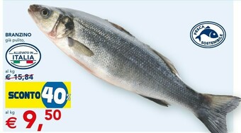 Esselunga Branzino già pulito offerta