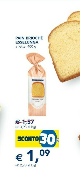 Esselunga Esselunga - pain briochè 400 g(ml) offerta