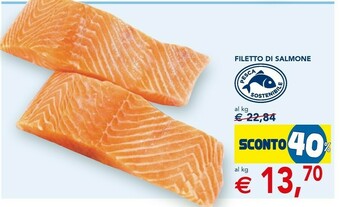 Esselunga Filetto di salmone offerta