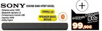 Expert Sony Sound Bar HTSF150CEL offerta