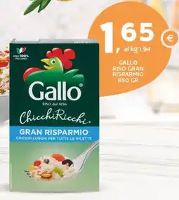 Extra Supermercati GALLO RISO GRAN RISPARMIO 850 GR offerta