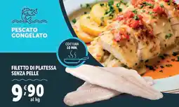 Deco Supermercati FILETTO DI PLATESSA SENZA PELLE offerta