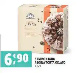 Deco Supermercati SAMMONTANA REGINA TORTA GELATO KG1 offerta