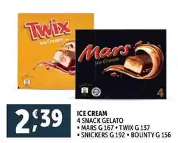 Deco Supermercati ICE CREAM 4 SNACK GELATO offerta