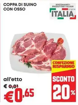 Pam COPPA DI SUINO CON OSSO offerta
