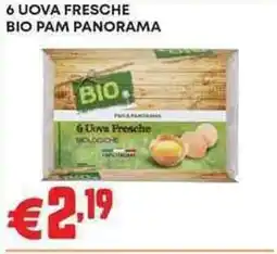 Pam 6 UOVA FRESCHE BIO PAM PANORAMA offerta