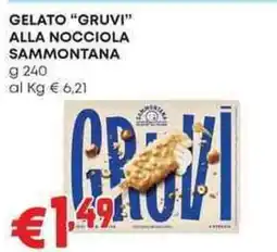 Pam GELATO "GRUVI" ALLA NOCCIOLA SAMMONTANA g 240 offerta