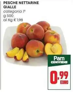 Pam PESCHE NETTARINE GIALLE 500 g offerta