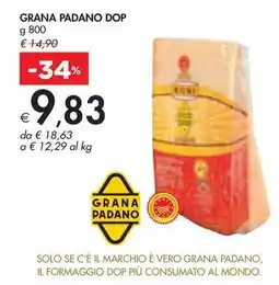Bennet GRANA PADANO DOP offerta