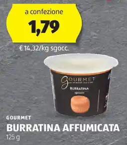 ALDI GOURMET BURRATINA AFFUMICATA 125 g offerta