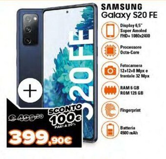 Expert Samsung Galaxy S20 FE offerta