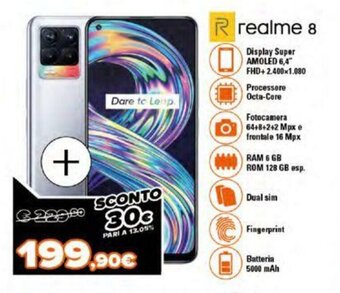 Expert Realme 8 offerta