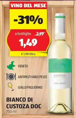 ALDI BIANCO DI CUSTOZA DOC 750 ml offerta