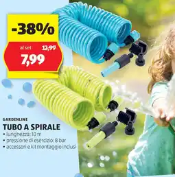 ALDI GARDENLINE TUBO A SPIRALE offerta