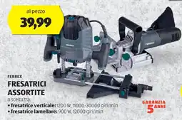 ALDI FERREX FRESATRICI ASSORTITE offerta