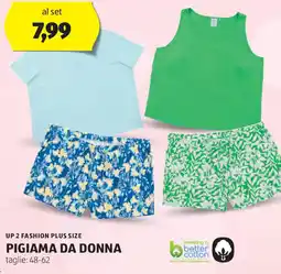 ALDI UP 2 FASHION PLUS SIZE PIGIAMA DA DONNA offerta
