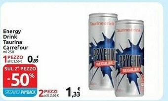 Carrefour Express Energy drink offerta