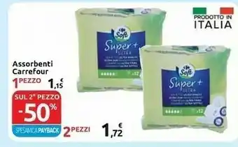 Carrefour Express Carrefour assorbenti 1 pezzo offerta