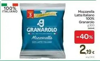 Carrefour Express Mozzarella latte italiano 100% offerta