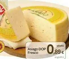 Asiago dop fresco