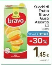 Carrefour Express Rauch - bravo ananas 2000 g(ml) offerta