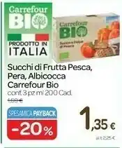 Carrefour Express Carrefour - succhi di frutta pesca 200 ml offerta