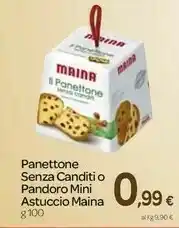 Carrefour Express Panettone senza canditi 100 g offerta