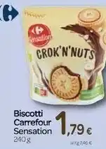Carrefour Express Carrefour biscotti sensation 240 g offerta