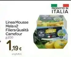 Carrefour Express Carrefour - linea mousse mela 200 g offerta