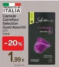 Carrefour Express Capsule caffe cremoso offerta