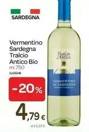 Carrefour Express Vermentino sardegna offerta