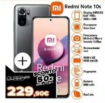 Expert Mi Redmi Note 10s offerta