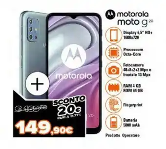 Expert Motorola moto g20 offerta