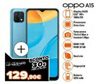 Expert Oppo A15 offerta