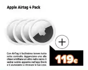 Expert Apple Airtag 4 Pack offerta