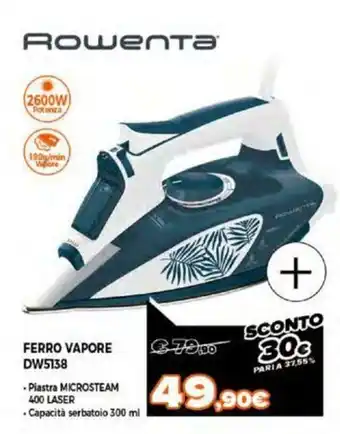 Expert Rowenta Ferro Vapore DW5138 offerta