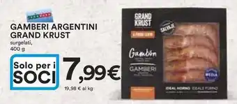 Ipercoop GAMBERI ARGENTINI GRAND KRUST offerta