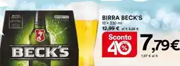 Ipercoop BIRRA BECK'S offerta