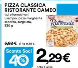 Ipercoop PIZZA CLASSICA RISTORANTE CAMEO offerta