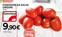 Ipercoop POMODORI DA SALSA ORIGINE 10 kg offerta