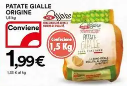Ipercoop PATATE GIALLE ORIGINE offerta