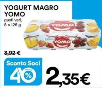 Ipercoop YOGURT MAGRO YOMO offerta