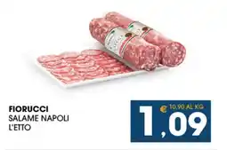 SeBón Supermercati FIORUCCI SALAME NAPOLI L'ETTO offerta