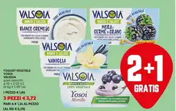 Panorama YOGURT VEGETALE YOSOI VALSOIA gusti assortiti offerta