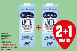 Panorama LATTE UHT PARZIALMENTE SCREMATO ARBOREA offerta