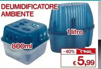 Satur Deumidificatore ambiente offerta