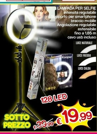 Satur Lampada per selfie offerta