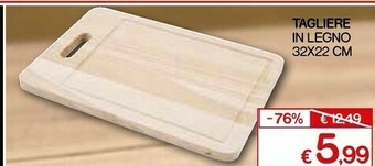 Satur Tagliere in legno 32x22 cm offerta