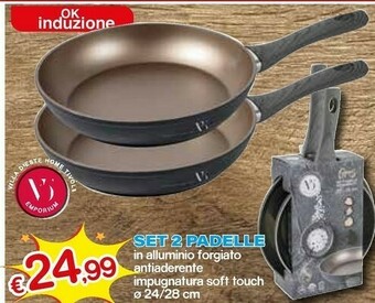 Satur Ok induzione set 2 padelle offerta