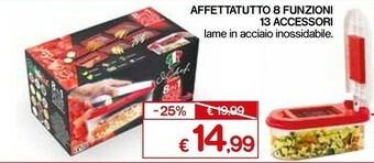 Satur Affettatutto 8 funzioni 13 accessori offerta